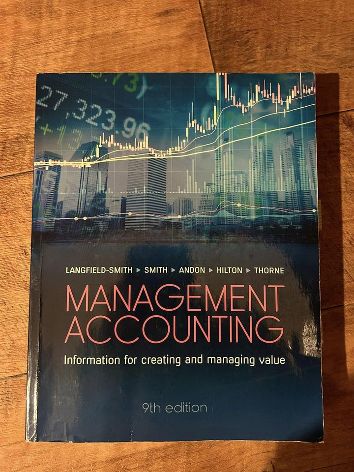 Management accounting - 9th edition Management accounting - 9th edition