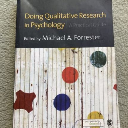 Doing Qualitative Research in Psychology