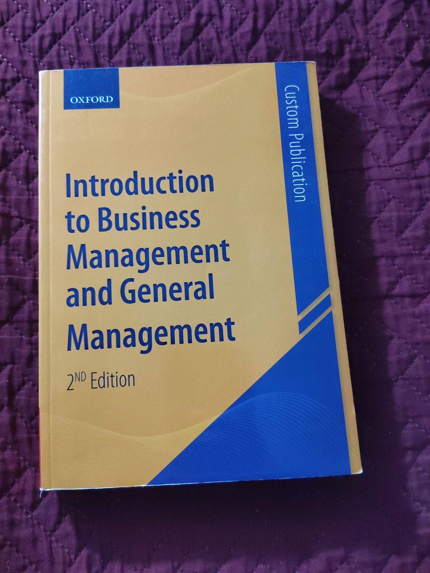 17098291765925829304935657695024 Introduction to Business Management and General Management