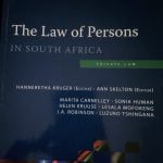 The Law of Persons in South Africa 2nd edition