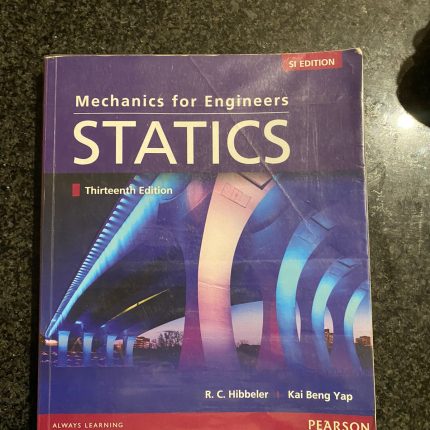 Mechanics for Engineers Statics Thirteenth Edition