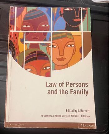 Law of Persons and the Family