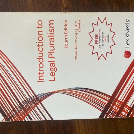 Introduction to Legal Pluralism 4th Edition