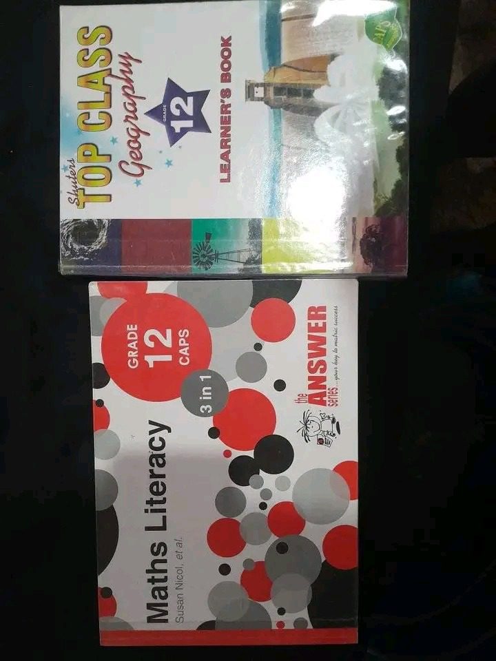 1718017229829 Grade 12 Maths literacy and Geography Caps textbooks