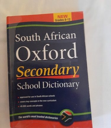 South African Oxford Secondary School Dictionary