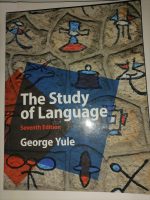 The Study Of Language: Seventh Edition.