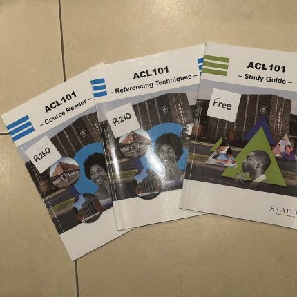 ACL101 Study Guide, Course Reader and Referencing Techniques