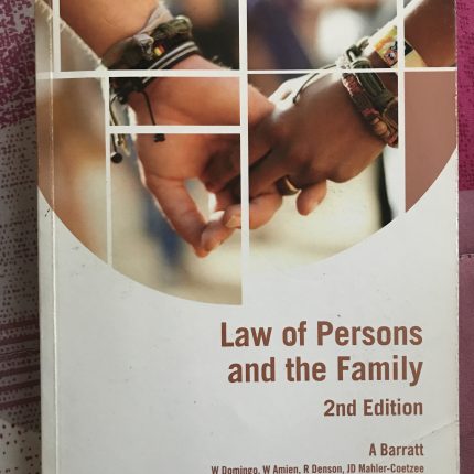 Law of Persons and the Family