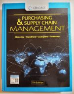 Purchasing and Supply Chain Management - 7 th Edition
