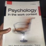 Psychology in the work context