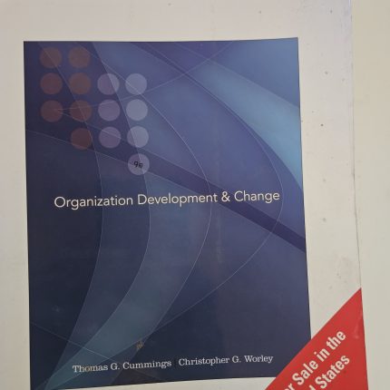 Organization Development & Change 9th Edition