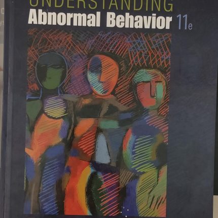 Understanding Abnormal Behavior 11th Edition