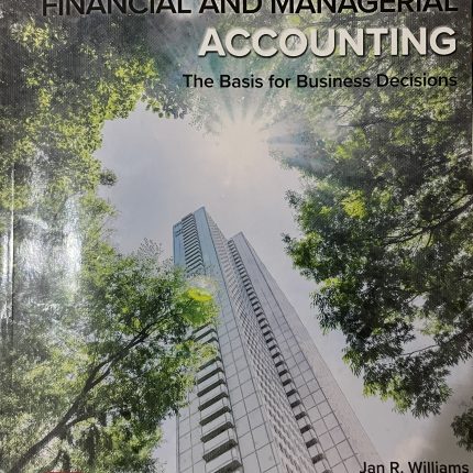 Financial and Managerial Accounting