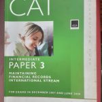 ACCA CAT Maintaining Financial Records