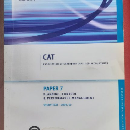 ACCA CAT Planning, Control and Performance Management