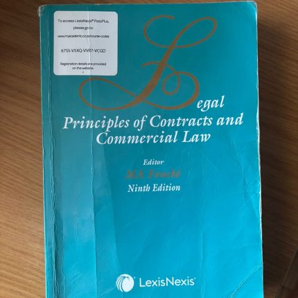 Legal principles of contracts and commercial law