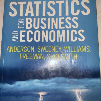 Statistics for Business and Econiomics