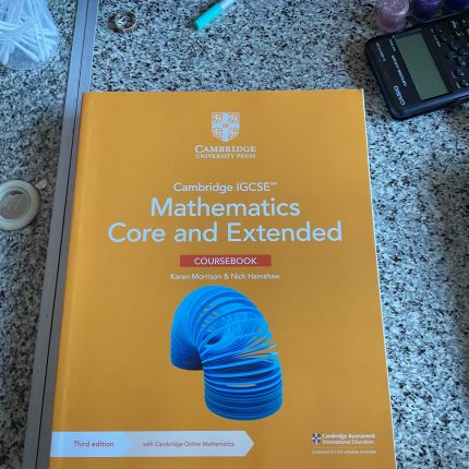 Cambridge GCSE Mathematics Core and Extended course book