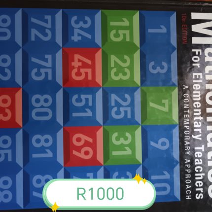 Mathematics For Elementary Teachers a Contemporary Approach