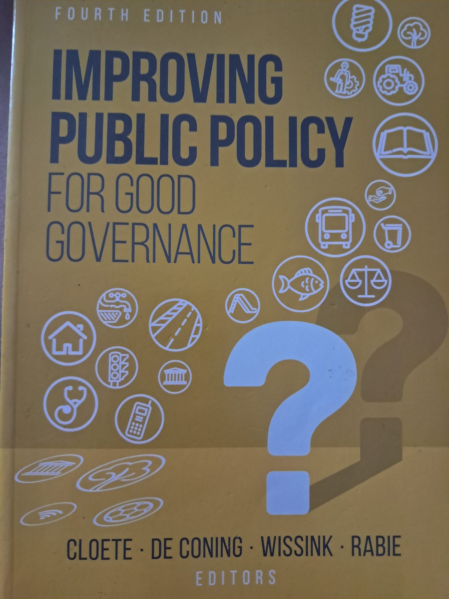inbound2189167033830226672 Improving Public Policy for good Governance 4th Ed