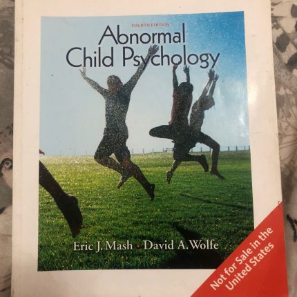 Abnormal Child Psychology, International Edition