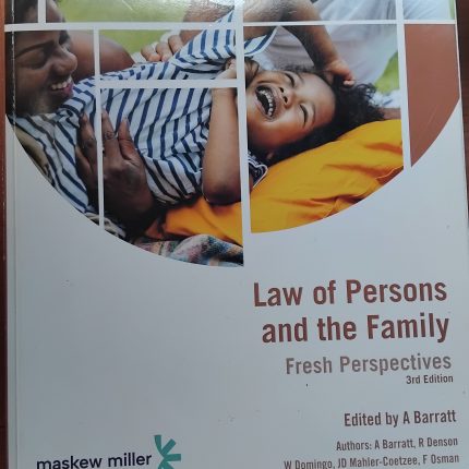 Law of Person and The Family (3rd edition)