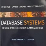 Database Systems Design, Implementation and Management