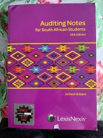 Auditing Notes for South African Students 10th edition