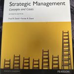Strategic management concepts and cases, 15th edition