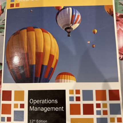 Operations Management 12 Edition Global edition