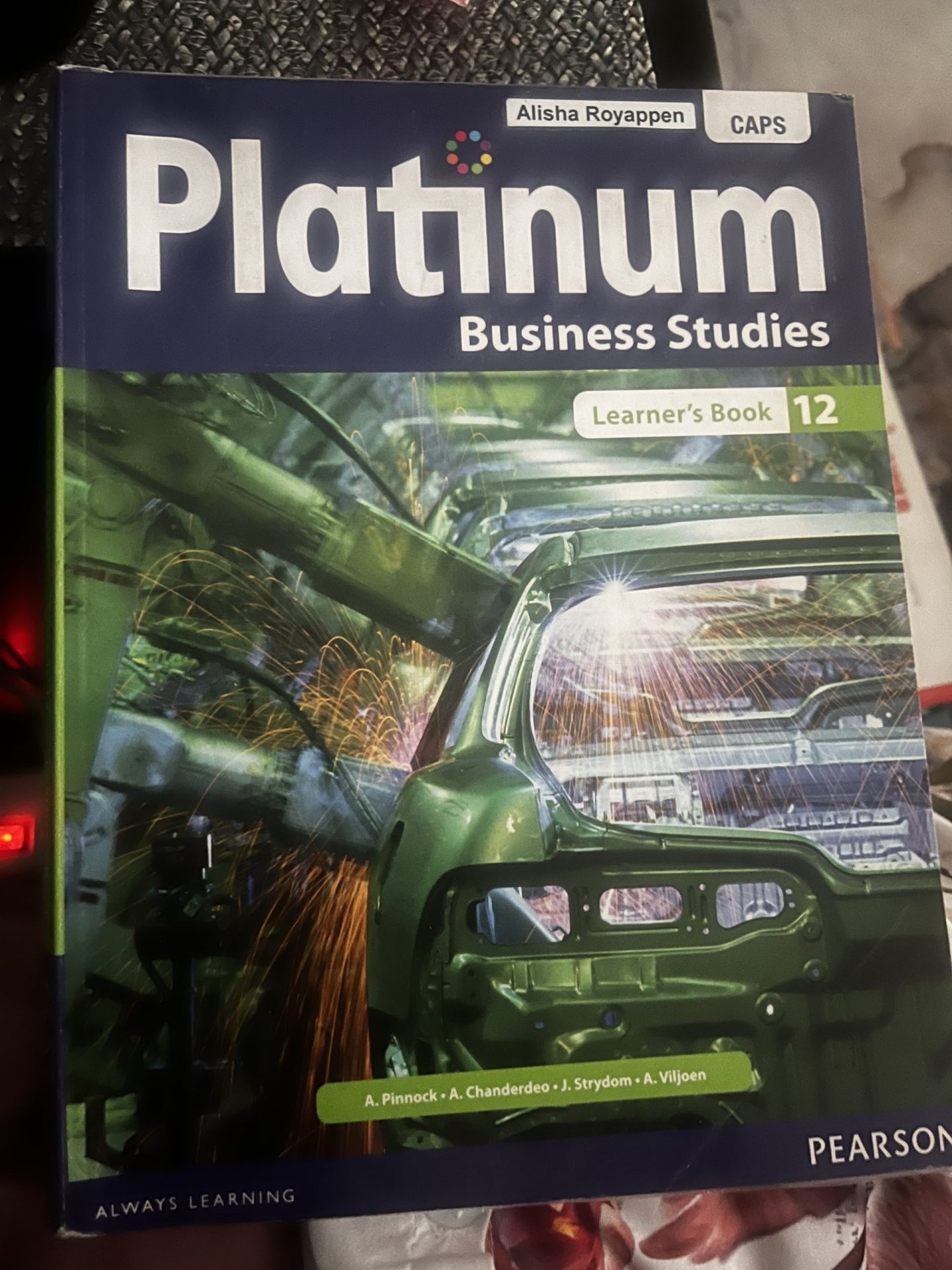 IMG_4666 Platinum Business Studies - Grade 12: Learner's Book