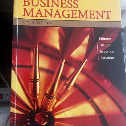 Introduction To Business Management - Seventh Edition