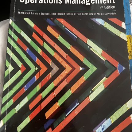 Operations management: Global and Southern African Perspectives