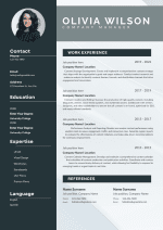 Grey Simple CV Template