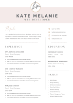 Minimalist Clean CV Template