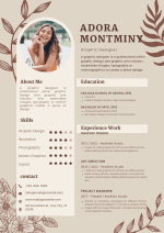 Brown Modern CV Template
