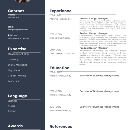 Minimalist CV Template