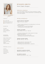 Simple Elegant CV Template