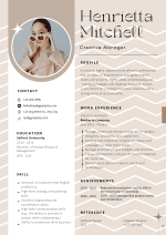 Beige Aesthetic CV Template
