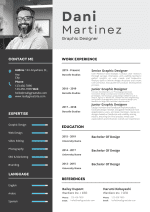 Modern Minimalist CV Template