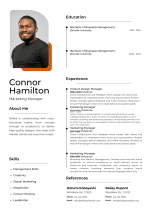 White Professional Modern CV Template