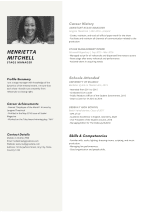 Beige Modern Theatre CV Template