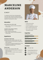 Brown Abstract Modern CV Template