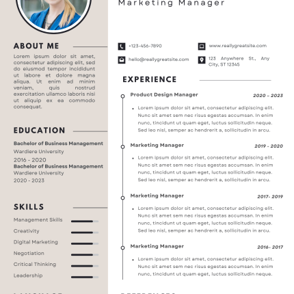 Professional Modern CV Resume