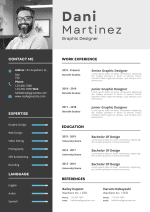 Modern Minimalist CV Template