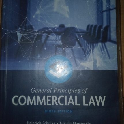 General Principles of commercial law
