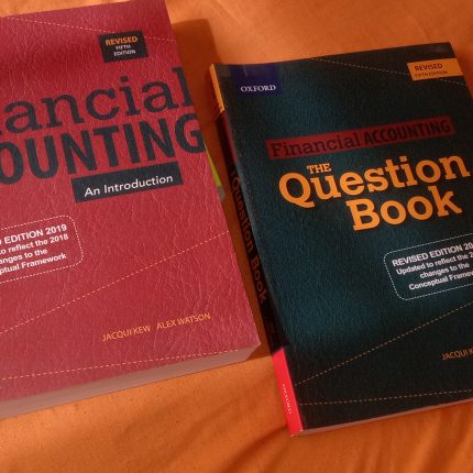 Oxford fifth edition Financial Accounting + Financial Accounting Question Book
