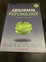 Abnormal Psychology A South African Perspective
