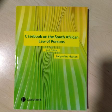Casebook on the South African Law of Persons