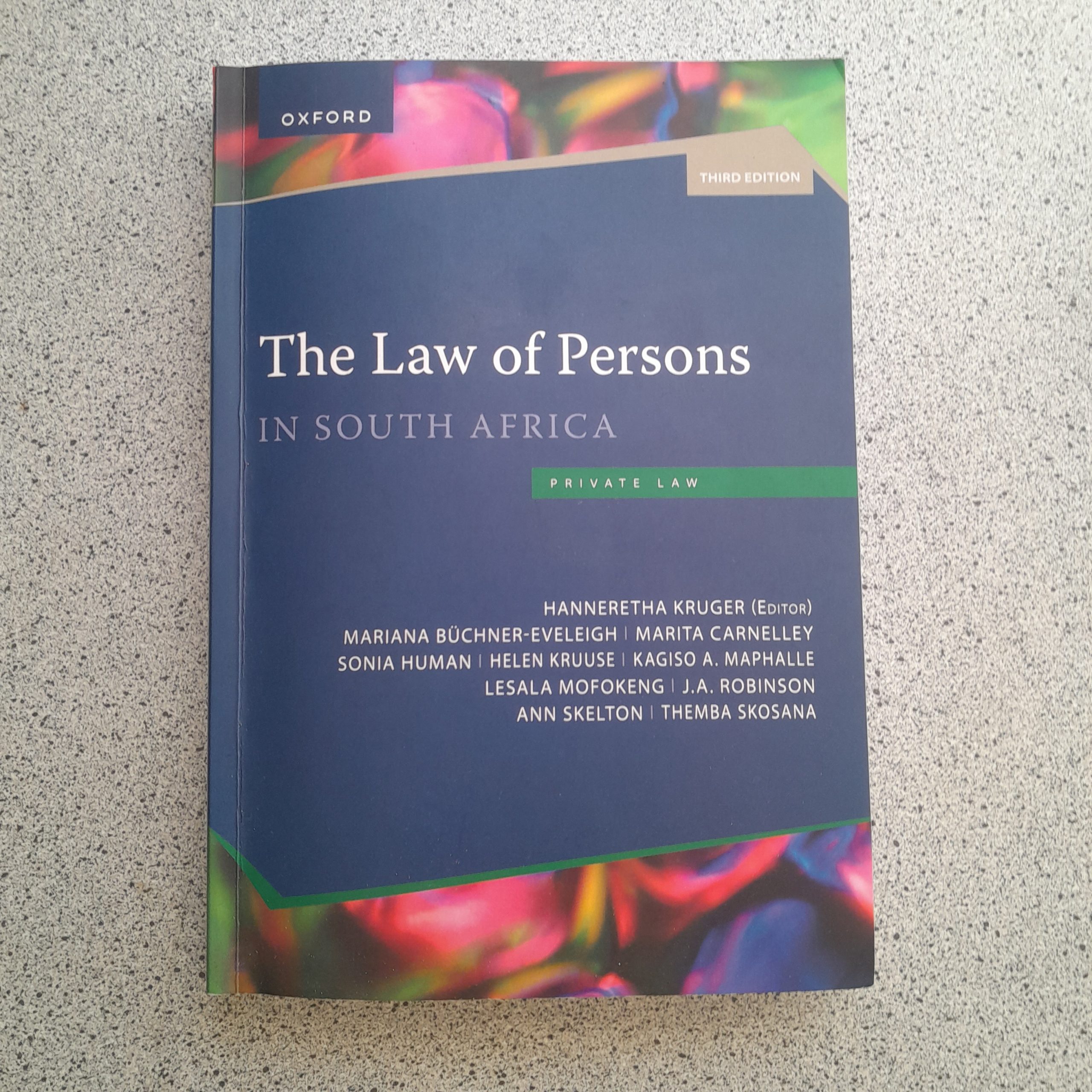 The Law of Persons in South Africa The Law of Persons in South Africa